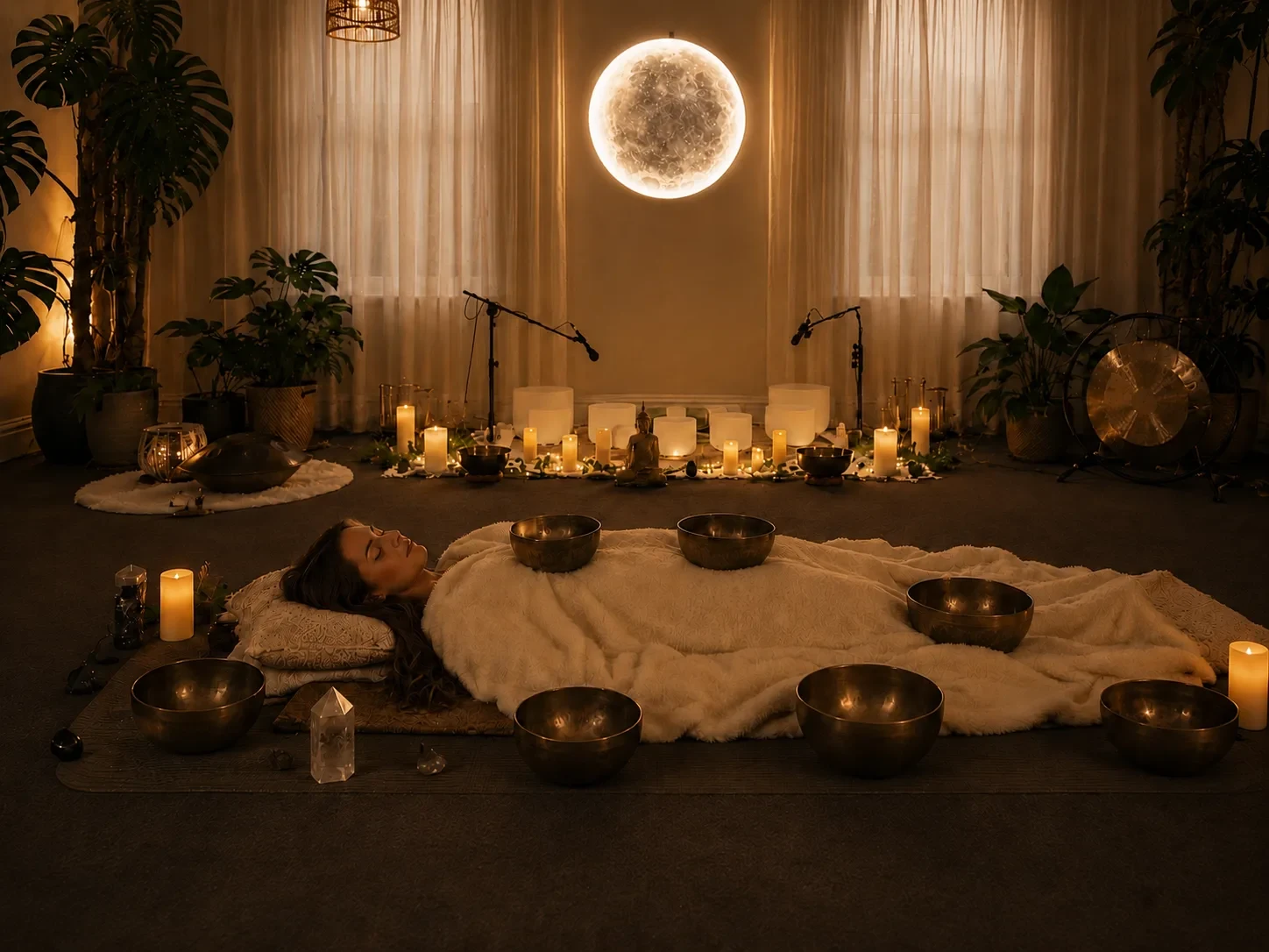 Sound bath studio hire at Mystic Wellness Petersham