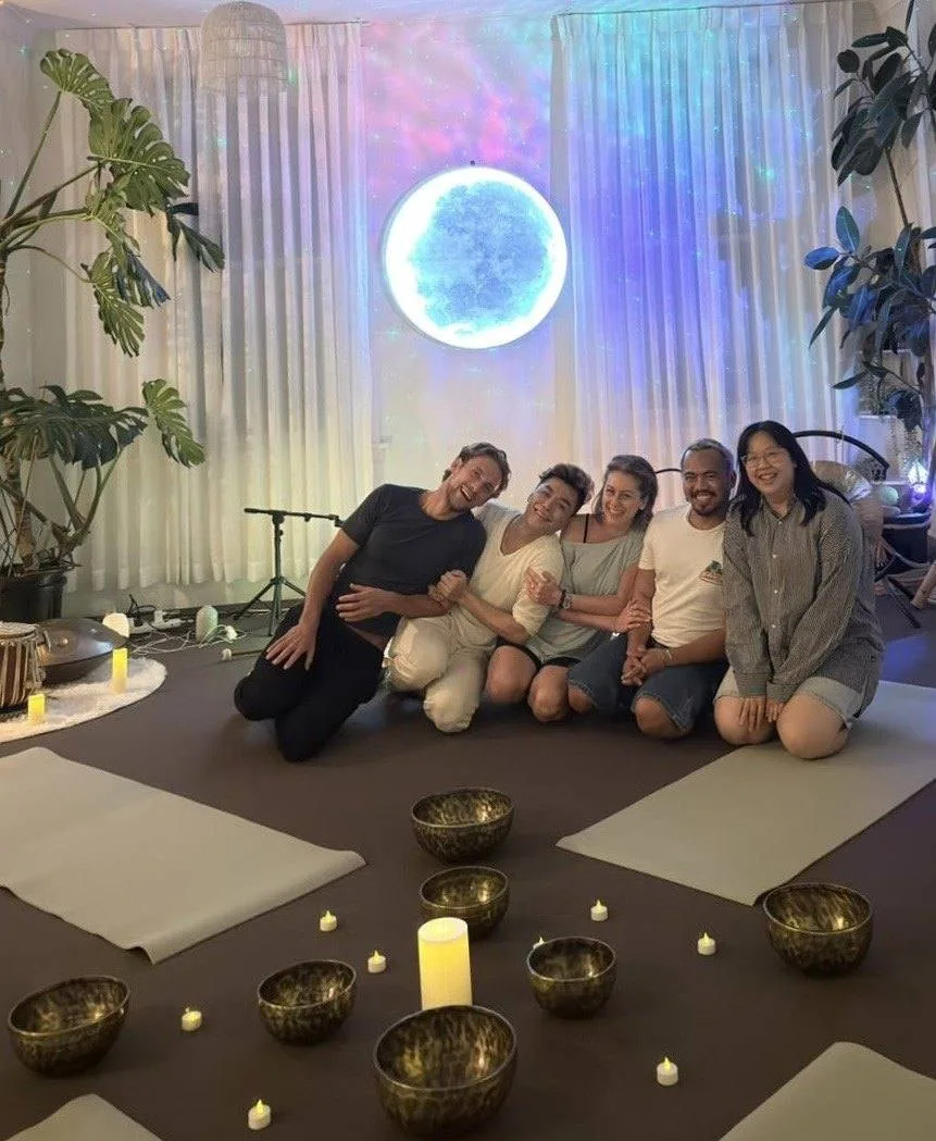 Smiling group after a Mystic Wellness gathering